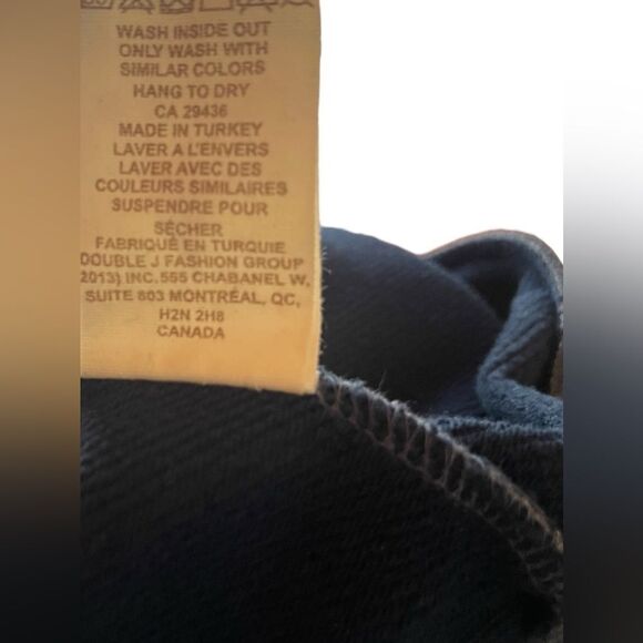 WANAKOME Nancy Dress in Blue Hooded Sleeveless Sweater dress size Large - Picture 8 of 8